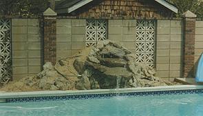 Natural Stone Waterfall